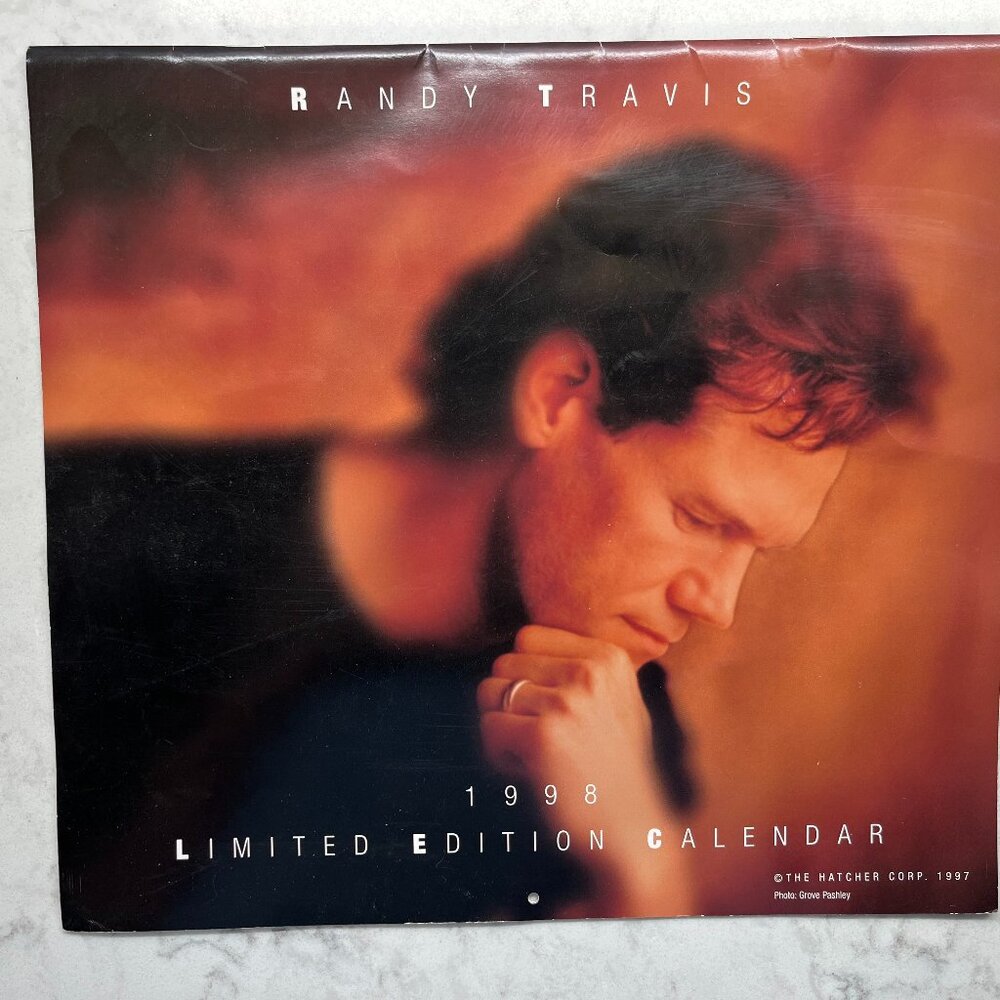 RANDY TRAVIS 1998 Limited Edition Calendar